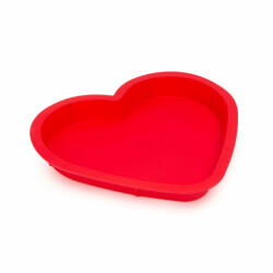 Family Collection Szilikon szív alakú sütőforma - piros (57521B)