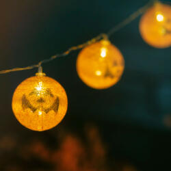 Family Halloween-i LED-es lampion fényfüzér (58120)