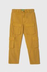 United Colors of Benetton gyerek farmer - sárga 168 - answear - 16 990 Ft