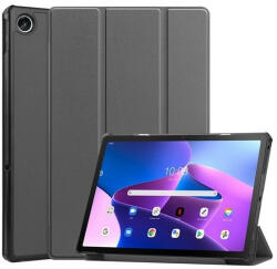 Lenovo Tab M10 Plus (10.61) (3. generáció) TB125 / TB128, mappa tok, Trifold, szürke - tok-shop