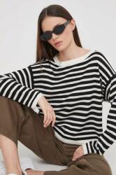 Sisley pulóver könnyű, női, fekete - fekete M - answear - 19 490 Ft
