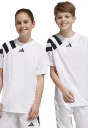 adidas Performance gyerek rövidnadrág FORTORE23 SHO Y fehér, állítható derekú - fehér 140