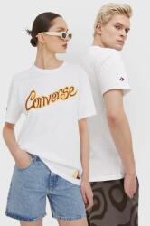 Converse pamut póló Converse x Wonka fehér, nyomott mintás - fehér XL