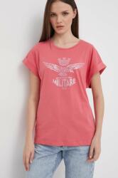 Aeronautica Militare pamut póló női, rózsaszín - rózsaszín M