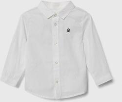 United Colors of Benetton gyerek ing pamutból fehér - fehér 116 - answear - 6 290 Ft