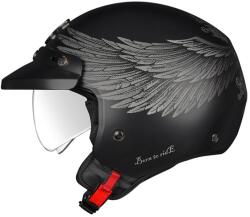 NEXX Helmets Cască de motocicletă deschisă NEXX Y. 10 EAGLE RIDER negru-gri (NEX01Y1001421157)