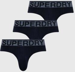 Superdry alsónadrág 3 db sötétkék, férfi - sötétkék M