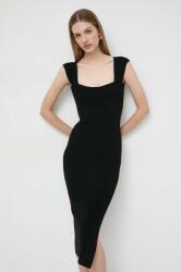 MARELLA ruha fekete, mini, testhezálló - fekete M - answear - 93 990 Ft