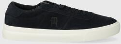 Tommy Hilfiger velúr sportcipő TH CUPSET SUEDE sötétkék, FM0FM04977 - sötétkék Férfi 41