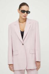 Marella zakó rózsaszín, sima, egysoros gombolású - rózsaszín 40 - answear - 129 990 Ft