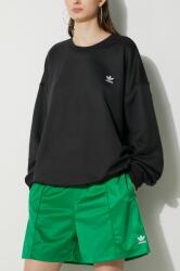 adidas Originals rövidnadrág Firebird Shorts női, zöld, nyomott mintás, közepes derékmagasságú, IN6283 - zöld XL