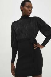ANSWEAR ruha fekete, mini, testhezálló - fekete S/M - answear - 17 385 Ft