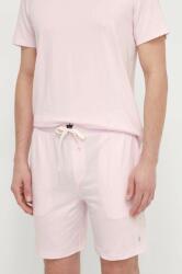 Ralph Lauren rövid pizsama rózsaszín, férfi, sima - rózsaszín XXL