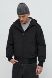 Superdry rövid kabát férfi, fekete, átmeneti - fekete S - answear - 34 990 Ft