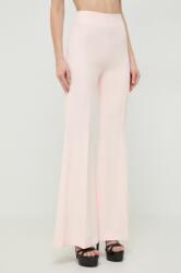 Marciano Guess nadrág MARLA női, rózsaszín, magas derekú egyenes, 4RGB15 8080Z - rózsaszín 34