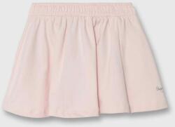 Pepe Jeans gyerek pamut szoknya NERY rózsaszín, mini, harang alakú - rózsaszín 116