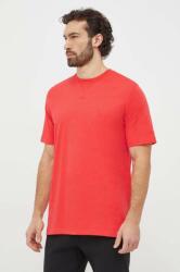 Adidas pamut póló piros, férfi, sima, IR9110 - piros XL