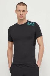 EA7 Emporio Armani t-shirt Training fekete, férfi, nyomott mintás - fekete XL