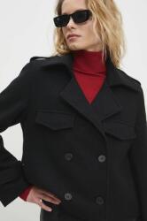 Answear Lab rövid kabát női, fekete, átmeneti - fekete M - answear - 23 385 Ft