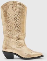 AllSaints bőr cowboy csizma Dolly Boot sárga, női, magassarkú, WF763Z - arany Női 40