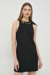 Elisabetta Franchi ruha fekete, mini, egyenes, AB57341E2 - fekete 38