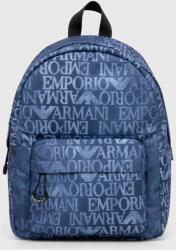 Emporio Armani gyerek hátizsák nagy, mintás - kék Univerzális méret - answear - 68 990 Ft