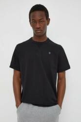 G-Star Raw pamut póló fekete, férfi, sima - fekete S - answear - 13 990 Ft