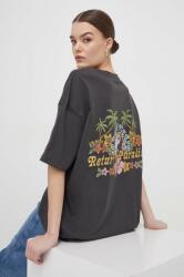 Billabong pamut póló női, fekete - fekete M - answear - 12 990 Ft
