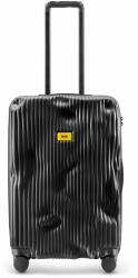 Crash Baggage kemény fedelű bőrönd STRIPE közepes méretű 68x45x26 cm - fekete Univerzális méret (CB152)