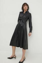 ANSWEAR ruha fekete, midi, harang alakú - fekete S - answear - 13 185 Ft