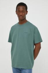 Levi's pamut póló zöld, férfi, sima - zöld M - answear - 13 990 Ft