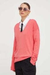 Boss Orange pulóver női, rózsaszín - rózsaszín L
