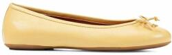 Geox bőr balerina cipő D PALMARIA sárga, D25MUB 000TU C2004 - sárga Női 39