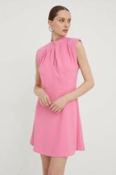 HUGO BOSS ruha rózsaszín, mini, egyenes - rózsaszín 38