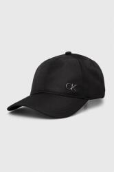 Calvin Klein baseball sapka fekete, sima - fekete Univerzális méret - answear - 11 990 Ft