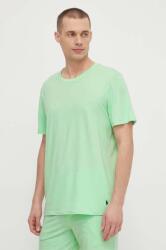 Ralph Lauren póló otthoni viseletre zöld, sima - zöld XXL