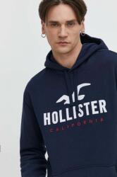 Hollister Co Hollister Co. felső sötétkék, férfi, nyomott mintás, kapucnis - sötétkék S - answear - 15 990 Ft