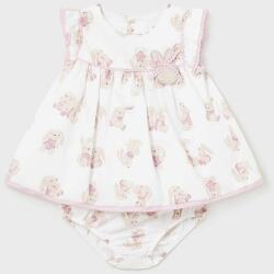 Mayoral Newborn baba pamut ruha rózsaszín, mini, harang alakú - rózsaszín 75 - answear - 16 990 Ft
