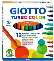 GIOTTO Filctoll készlet 12-es 2, 8mm intenzív színek Giotto Turbo Color
