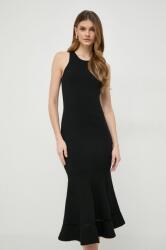 Victoria Beckham ruha fekete, midi, testhezálló - fekete 36