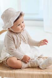 Mayoral Newborn gyerek ruha vászonkeverékből bézs, mini, harang alakú - bézs 60 - answear - 12 990 Ft