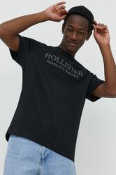 Hollister Co Hollister Co. pamut póló fekete, férfi, nyomott mintás - fekete XS - answear - 8 490 Ft