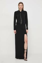 Patrizia Pepe ruha fekete, maxi, harang alakú, 8A1255 J113 - fekete 40