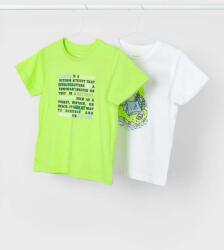 MAYORAL gyerek pamut póló 2 db zöld, nyomott mintás - zöld 128 - answear - 9 990 Ft