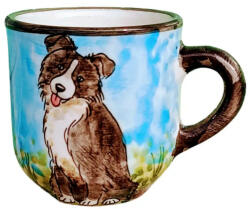 BögreManufaktúra Border collie kávés bögre (K056)