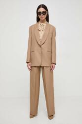 BOSS gyapjú kabát - bézs 38 - answear - 104 995 Ft