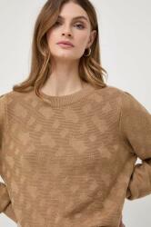 HUGO BOSS gyapjú pulóver női, bézs - bézs S - answear - 82 990 Ft