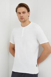 Sisley pamut póló bézs, férfi, sima - bézs XL - answear - 7 890 Ft
