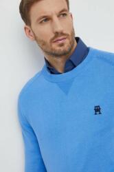 Tommy Hilfiger pamut pulóver könnyű - kék M - answear - 39 990 Ft