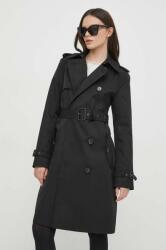 Ralph Lauren kabát női, fekete, átmeneti, kétsoros gombolású - fekete L - answear - 112 990 Ft